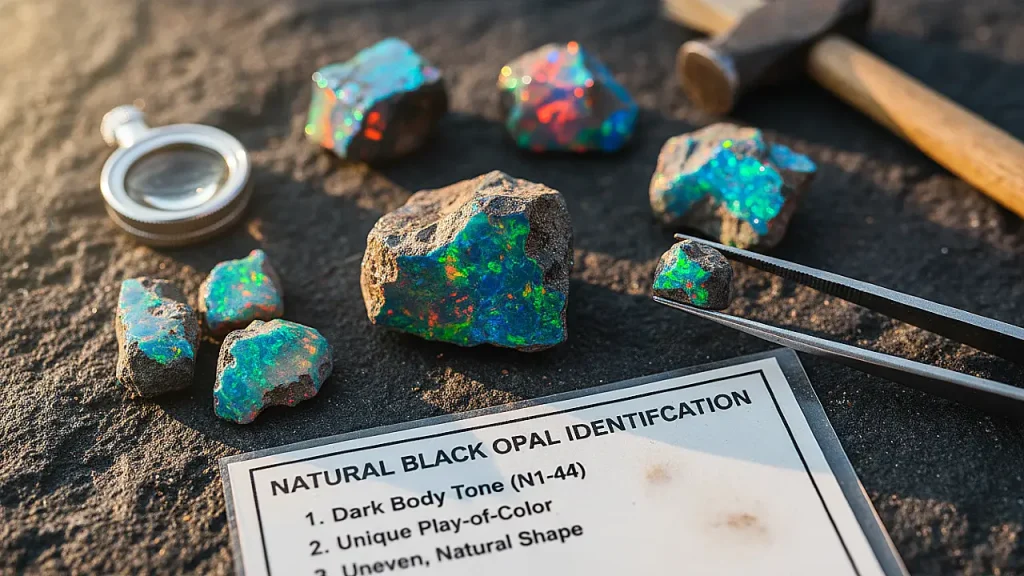 Natural Black Opal Identification: A Practical Guide to Authenticity