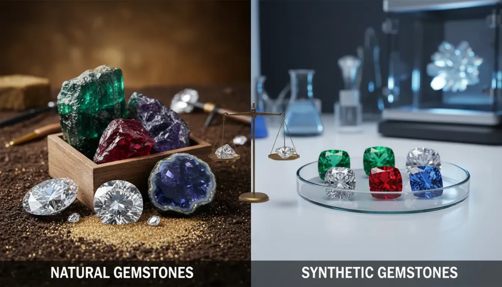 Natural vs Synthetic Gemstones: A Complete Guide to Origins & Value