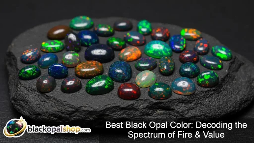 Best Black Opal Color: Decoding the Spectrum of Fire & Value
