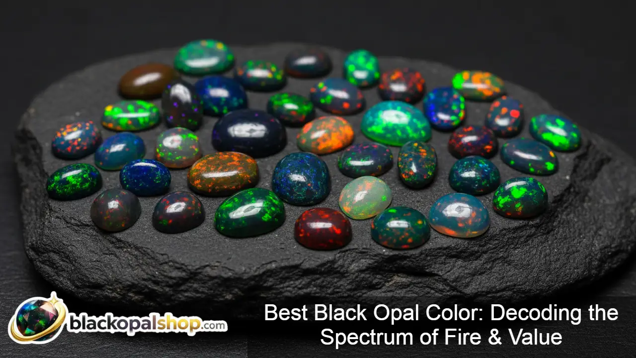 Best Black Opal Color: Decoding the Spectrum of Fire & Value - Black ...