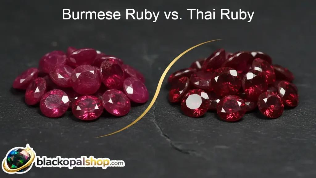 Burmese Ruby vs. Thai Ruby